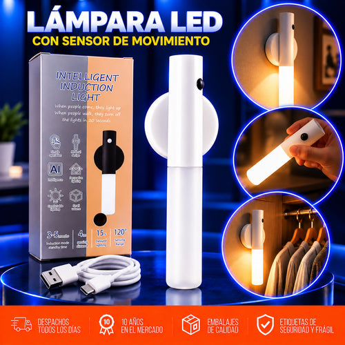Lámpara LED con sensor de movimiento